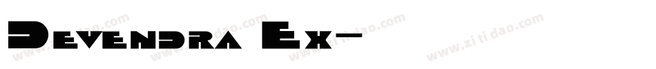 Devendra Ex字体转换